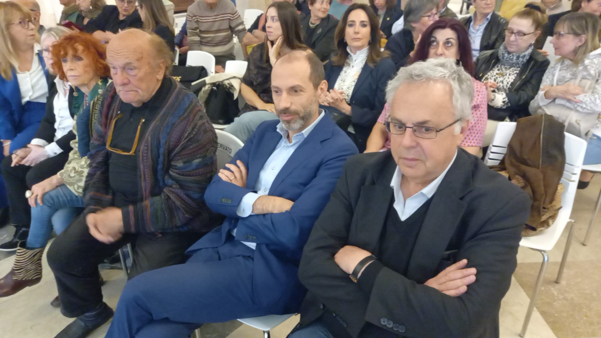Il sindaco Romagnoli in platea