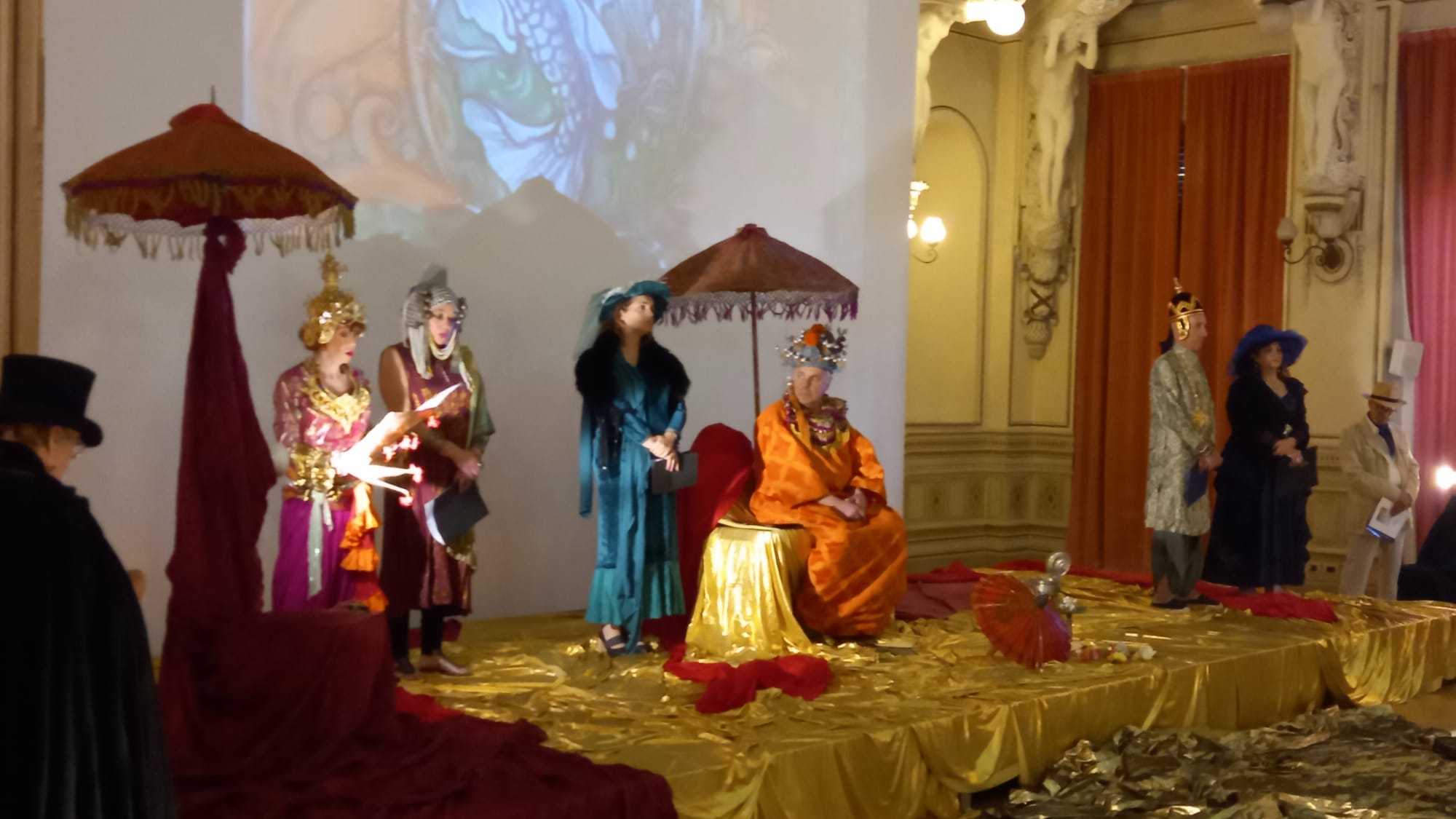 Un momento dello spettacolo