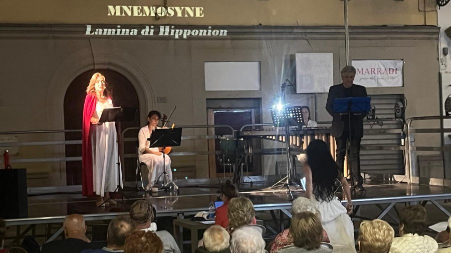 Un momento dello spettacolo