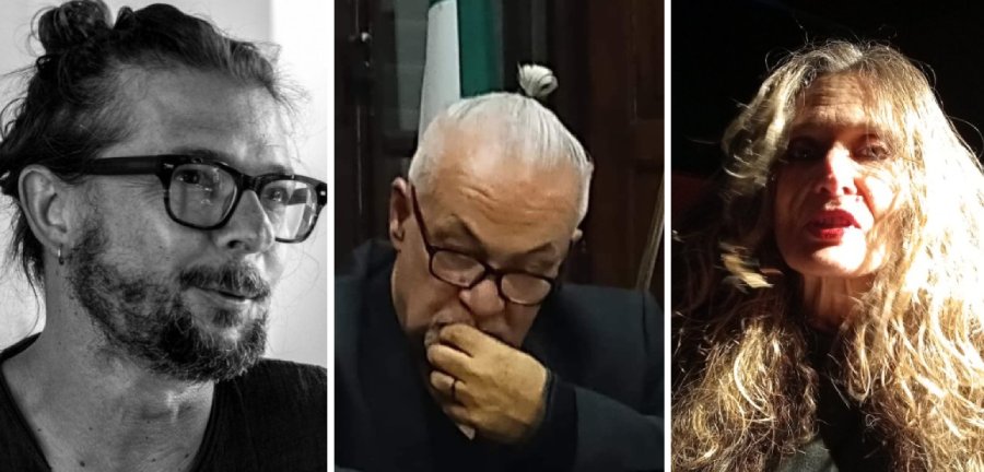 I protagonisti mugellani. Da sinistra Cribari, Gensini e Vigiani
