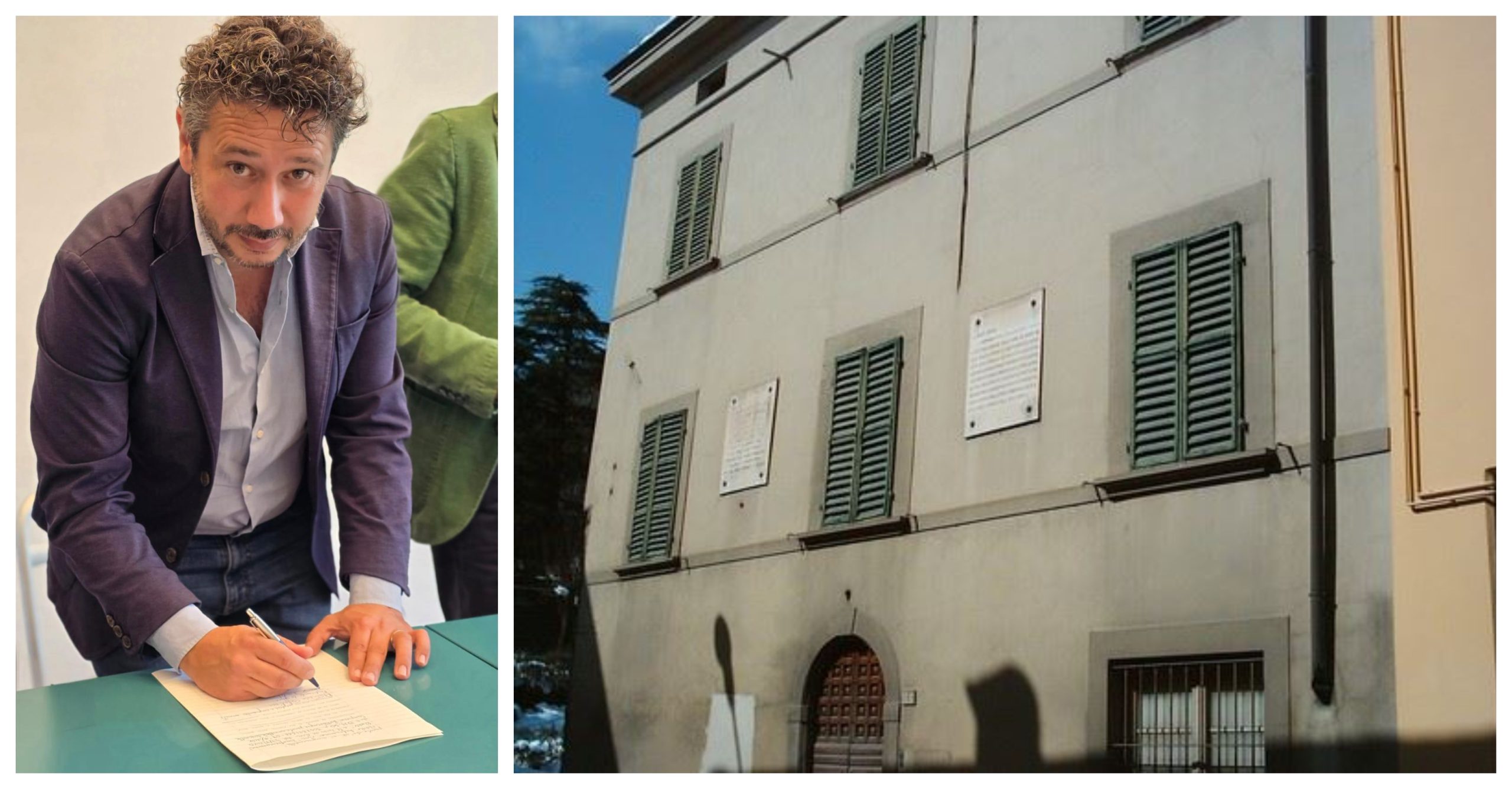 Triberti firma per l'acquisizione della casa di Dino Campana