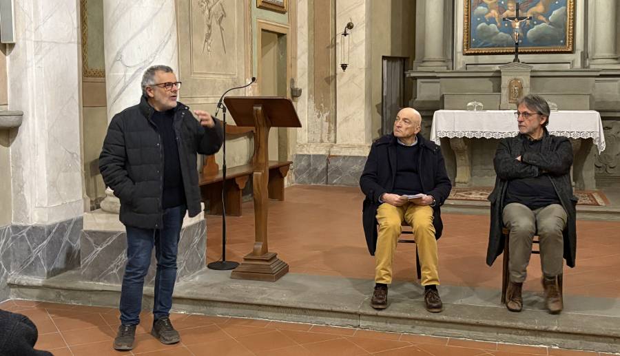Da sinistra Paolo Guidotti, Marco Pinelli e Bruno Becchi
