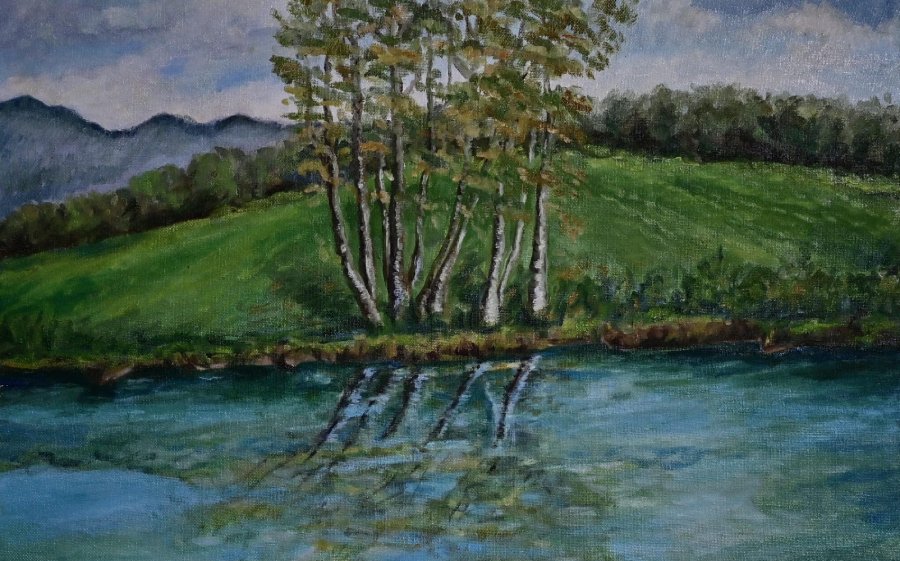 Una delle opere di Giusi Gramigni