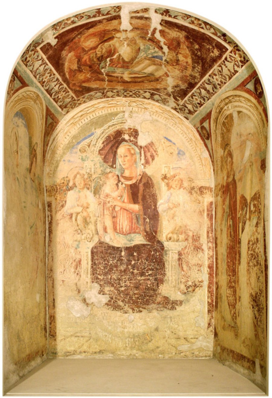 Madonna col Bambino Dio Padre e Santi sec. XV - Museo Beato Angelico di Vicchio